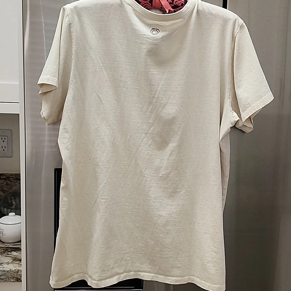 Life is good, " Happy Camper" Graphic Tee, Size XL - Picture 7 of 8